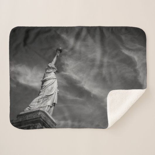 Couverture Sherpa Monuments | Statue of Liberty Manhattan NYC (Devant (Horizontal))