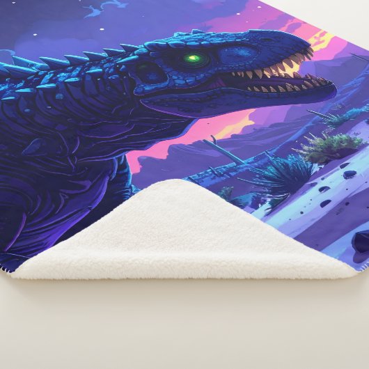 Couverture Sherpa Moonlight Dino (3/4)