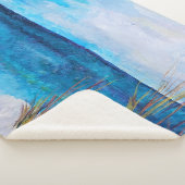 Couverture Sherpa Moonstudio - St. Andrew's Beach Sherpa Blanket (3/4)