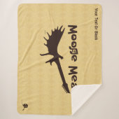 Couverture Sherpa Moose Meat Rock Band Fleece Blanket (Devant)