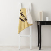 Couverture Sherpa Moose Meat Rock Band Fleece Blanket (En situation)