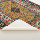 Couverture Sherpa Moquette Perse antique Design élégant (3/4)