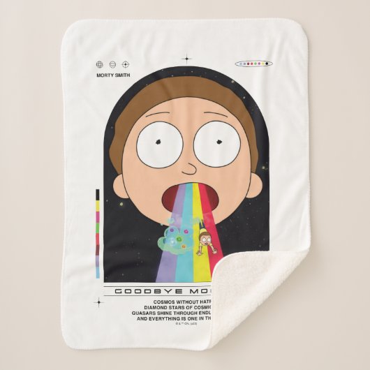 Couverture Sherpa Morty Goodbye Moonmen Citation Graphique (Devant)