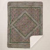 Couverture Sherpa Mosaïque Ancienne (Devant)