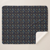 Couverture Sherpa Mosaïque céleste (Devant (Horizontal))