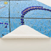 Couverture Sherpa Mosaïque de miroir géométrique Abstraite (3/4)