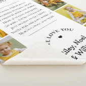 Couverture Sherpa Mother's Day Grandma Grammy Nana from Grandkids (3/4)