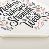 Couverture Sherpa Mothers Whisper Strength To The Weak (3/4)