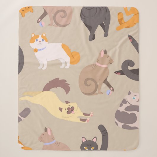 Couverture Sherpa Motif (Devant)