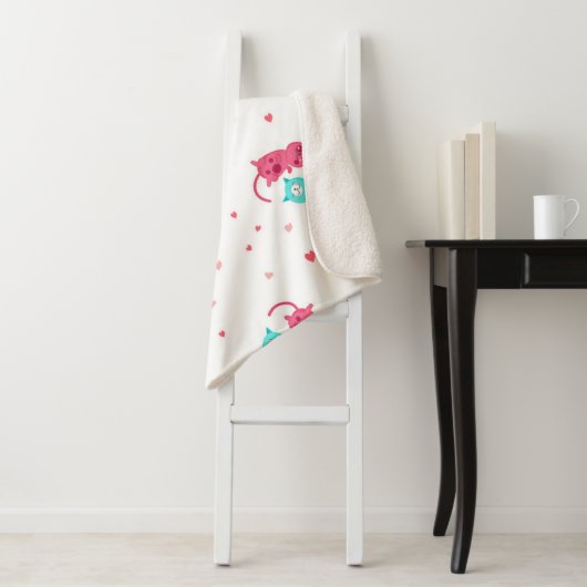 Couverture Sherpa Motif (En situation)