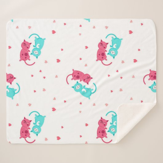 Couverture Sherpa Motif (Devant (Horizontal))