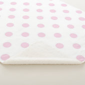 Couverture Sherpa Motif à pois (3/4)