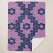 Couverture Sherpa Motif à six coins (Devant)