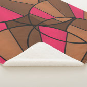 Couverture Sherpa motif Abstrait (3/4)