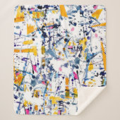 Couverture Sherpa motif Abstrait (Devant)
