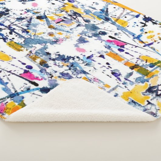 Couverture Sherpa motif Abstrait (3/4)