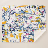 Couverture Sherpa motif Abstrait (Devant (Horizontal))