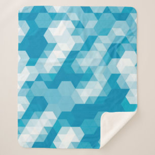 Couverture Sherpa motif Abstrait de formes géométriques arrière-plan