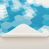Couverture Sherpa motif Abstrait de formes géométriques arrière-plan (3/4)