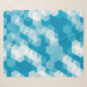 Couverture Sherpa motif Abstrait de formes géométriques arrière-plan (Devant (Horizontal))