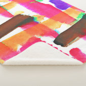 Couverture Sherpa Motif Abstrait dynamique dans l'art (3/4)