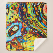 Couverture Sherpa Motif Abstrait exceptionnel (Devant)