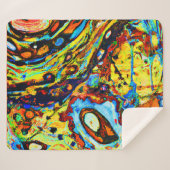 Couverture Sherpa Motif Abstrait exceptionnel (Devant (Horizontal))