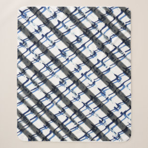 Couverture Sherpa Motif abstrait OpArt 3d