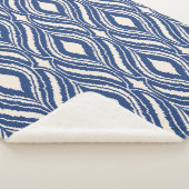 Couverture Sherpa motif Abstrait sans couture avec effet Scribble. M (3/4)