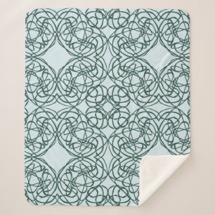 Couverture Sherpa motif Abstrait sans faille avec éléments de la vil
