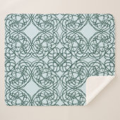 Couverture Sherpa motif Abstrait sans faille avec éléments de la vil (Devant (Horizontal))
