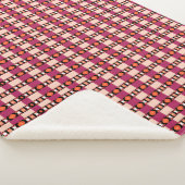 Couverture Sherpa Motif Abstrait Unique (3/4)