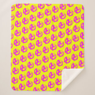 Couverture Sherpa Motif anarchique