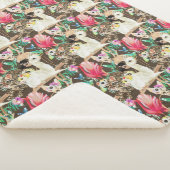Couverture Sherpa Motif animal tropical (3/4)