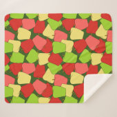 Couverture Sherpa Motif Apple Jumble (Devant (Horizontal))