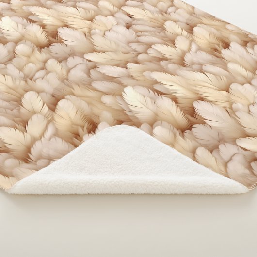 Couverture Sherpa Motif aux beige chic (3/4)