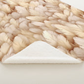 Couverture Sherpa Motif aux beige chic (3/4)