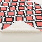 Couverture Sherpa Motif Aztec (3/4)