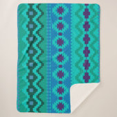 Couverture Sherpa Motif Aztec (Devant)