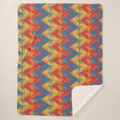 Couverture Sherpa Motif Aztec (Devant)