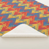 Couverture Sherpa Motif Aztec (3/4)