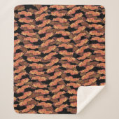 Couverture Sherpa Motif Bacon (Devant)