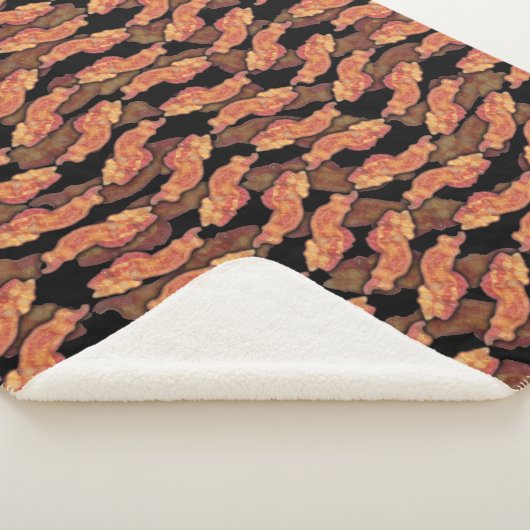 Couverture Sherpa Motif Bacon (3/4)