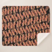 Couverture Sherpa Motif Bacon (Devant (Horizontal))