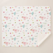 Couverture Sherpa Motif Ballerina (Devant (Horizontal))