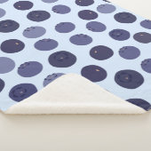 Couverture Sherpa Motif Blueberry (3/4)