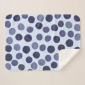 Couverture Sherpa Motif Blueberry (Devant (Horizontal))