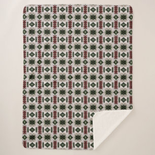 Couverture Sherpa Motif brillant