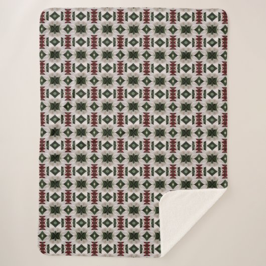Couverture Sherpa Motif brillant (Devant)