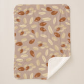 Couverture Sherpa Motif cacahuètes (Devant)